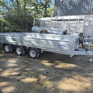 New In stock M Tec 16ft tri axle with sides